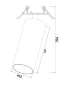 Встраиваемый светильник Фокус / FOCUS LED 12 Вт 3000 К 40° (Черный) C053CL-L12B3K - фото 2