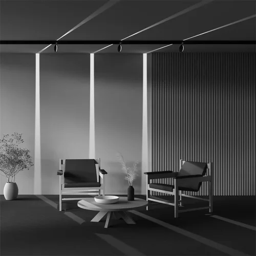 Трековый светильник Outline Exility 4000K 6Вт 180° (Черный) - фото 6