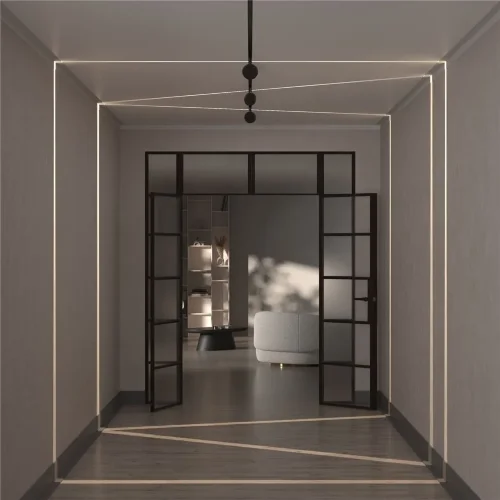 Трековый светильник Outline Exility 4000K 6Вт 180° (Черный) - фото 11