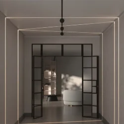 Трековый светильник Контур / Outline Exility 4000K 6Вт 180° (Черный) TR090-2-6W4K-B