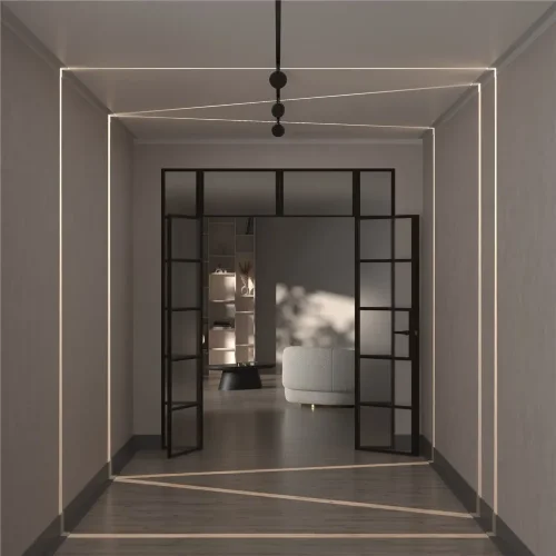 Трековый светильник Контур / Outline Exility 4000K 6Вт 180° (Черный) TR090-2-6W4K-B - фото 11