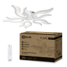 Светильник светодиодный ELEGANT FLAME 90Вт 230В 3000-6500K 820х802х87мм c пультом ДУ белый IN HOME - Фото 2