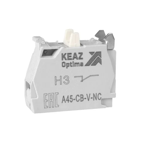 Блок контактный OptiSignal D22 A45-CB-V-NC 1НЗ винтовой зажим ZBE102 КЭАЗ 332201 - фото