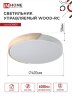 Светильник светодиодный SCANDY WOOD-75RCW 75Вт 230В 3000-6500K 6000Лм 400x50мм с пультом ДУ белый IN HOME - Фото 2