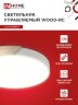 Светильник светодиодный SCANDY WOOD-75RCW 75Вт 230В 3000-6500K 6000Лм 400x50мм с пультом ДУ белый IN HOME - Фото 4