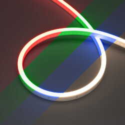 Светодиодная лента герметичная NOVA-SIDE-PU-В84-12х20mm 24V RGB-Day (15 W/m, IP68, 1m, wire х1) (Arlight, Полиуретан) 050612