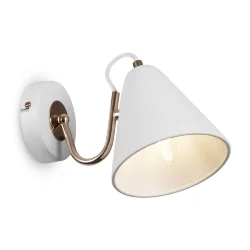 Настенный светильник (бра) Freya FR8001WL-01WG (Белый с Золотом)