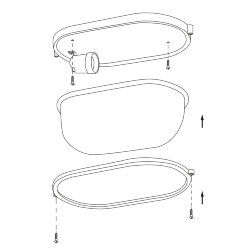 Светильник WOLTA ДПБ04-60-001 под лампу E27 (лампа в комплект не входит) IP54