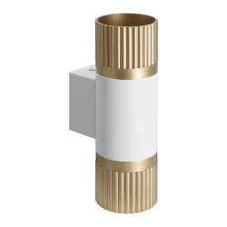 Светильник WOLTA WSL-GU10/W19WG-2 под лампу GU10 Белый / золотой DUO