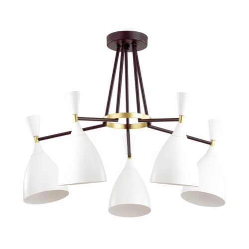 Люстра потолочная «LUMION» 4494/5C, серия: OLIVER (крепление на планке). Фото 1.