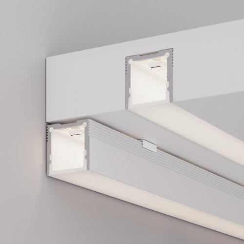 Профиль SL-SLIM20-H20-2000 WHITE (Arlight, Алюминий) - фото 3