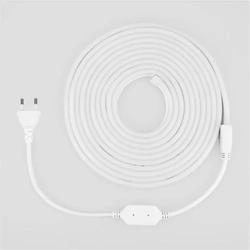 Шнур светодиодный гибкий неон LED SMD 8х16мм 120LED/м односторонний тепл. бел. 5м Neon-Night 131-006 - фото 5