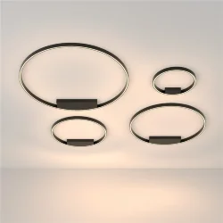Потолочный светильник Рим / Rim 3000К 61Вт (Черный) MOD058CL-L65B3K
