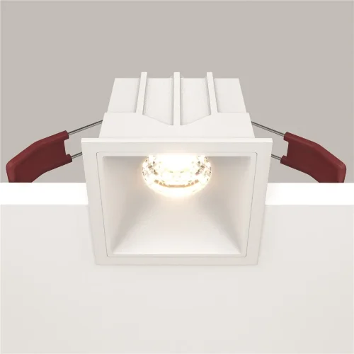 Встраиваемый светильник Альфа / Alfa LED 10 Вт 3000 К 36° (Белый) DL043-01-10W3K-SQ-W - фото 6
