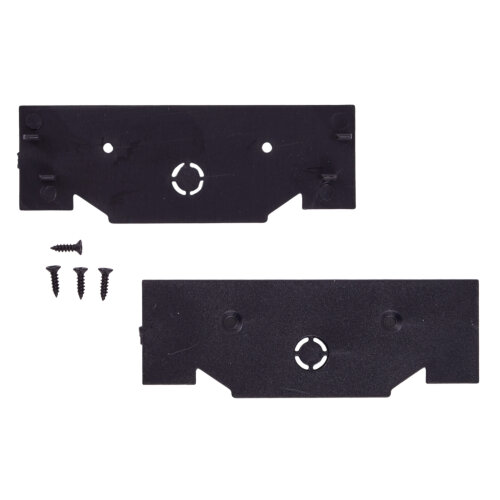 UFC-Q122 C20 BLACK SET2 Заглушка торцевая для профиля типа A20 под натяженые потолки, в составе набора из 2 штук - фото 2
