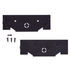 UFC-Q122 C20 BLACK SET2 Заглушка торцевая для профиля типа A20 под натяженые потолки, в составе набора из 2 штук