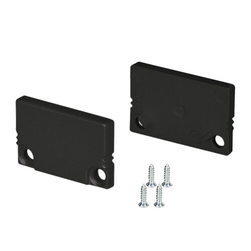 Заглушка SL-SLIM20-H13 BLACK глухая (Arlight, Пластик) - фото 1