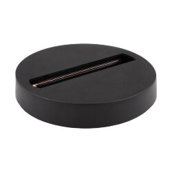 Basic System Шинопровод-адаптер черный TRAF-1-BK (047141)