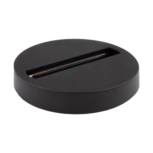 Basic System Шинопровод-адаптер черный - фото 1