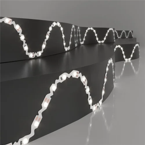 Светодиодная гибкая лента 12 В 6 Вт/м 60 Led/м 2835 IP20, дневной белый 4200K, 5 м Лента светодиодная гибкая 12V 6W 60Led 2835 IP20 дневной белый, 5м - фото