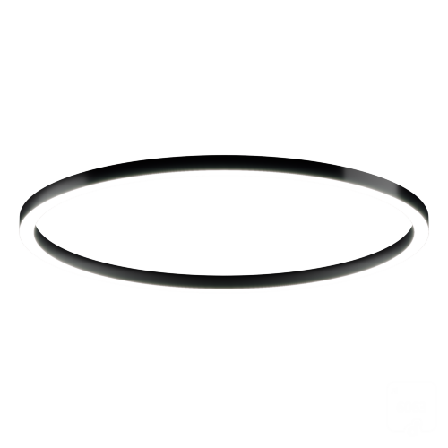 Светильник 6063 кольцо (RAL9005/2000mm/LT70 — 4K/188W) - фото 1