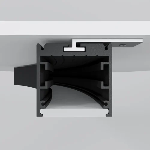 Радиусный профиль 35x35 Ø3000мм 1/8 круга черный (Черный) - фото 4