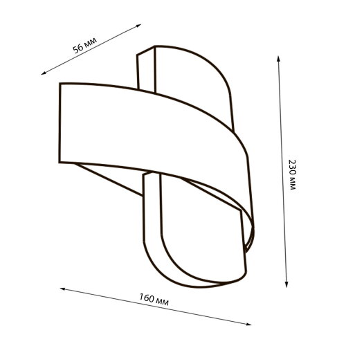 ULU-S33A-8W-4000K IP65 BLACK Светильник светодиодный уличный, Архитектурный накладной, Белый свет 4000K, Корпус черный, TM Uniel - фото 7