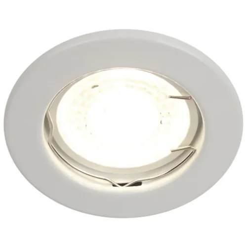 Светильник точечный ST1 WH 50Вт MR16 12В штампован. бел. ЭРА C0043797 - фото 4