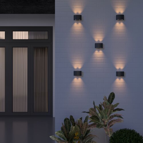 Пылевлагозащищенный светодиодный светильник Twinky Double чёрный IP54 - Фото 3