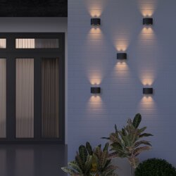 Пылевлагозащищенный светодиодный светильник Twinky Double чёрный IP54 1555 TECHNO LED