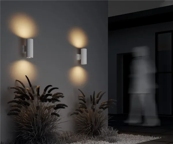 Настенный светильник (бра) Rando E27х2 60Вт IP 54 (Белый) - фото 3