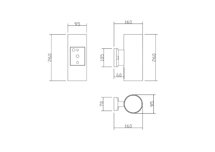 Настенный светильник (бра) Рандо / Rando E27х2 60Вт IP 54 (Белый) O419WL-02W - фото 6