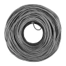 Кабель витая пара F/UTP кат.5e 4х2х24AWG solid CCA PVC INDOOR омедненный сер. (м) PROCONNECT 01-0142-3 - фото 3