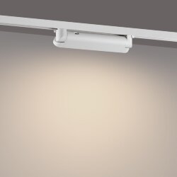 Светильник однофазный трехжильный трековый светодиодный с переключателем цветовой температуры «Novotech» 359797, серия: ITER - Переключение цв. температуры на корпусе светильника