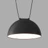 DK5660-BK Cветильник для трека-ремня Belty Smart, серия Flow со светодиодом, D220*H117мм, 48V DC, 24W, RA90, 120°, 3000-5700K, IP20, черный, алюминий. Фото 2