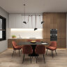 DK5660-BK Cветильник для трека-ремня Belty Smart, серия Flow со светодиодом, D220*H117мм, 48V DC, 24W, RA90, 120°, 3000-5700K, IP20, черный, алюминий. Фото 6