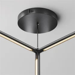 Потолочная чаша для ввода питания с блоком питания системы Shelf (Черный) CA031B-B