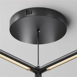 Потолочная чаша для ввода питания с блоком питания системы Shelf (Черный) CA031B-B