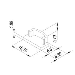 Заглушка для LC-LP-0716 без отверстия