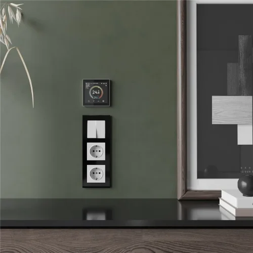 Умный сенсорный терморегулятор с LCD дисплеем белый W1851101 - фото 3