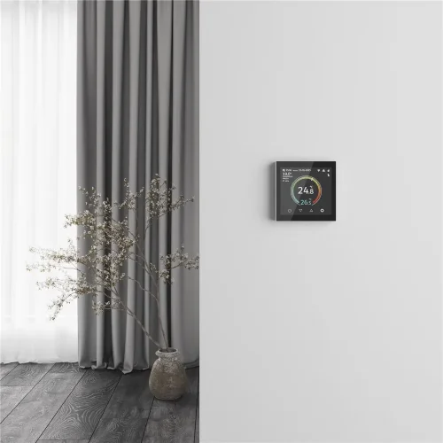 Умный сенсорный терморегулятор с LCD дисплеем белый W1851101 - фото 6