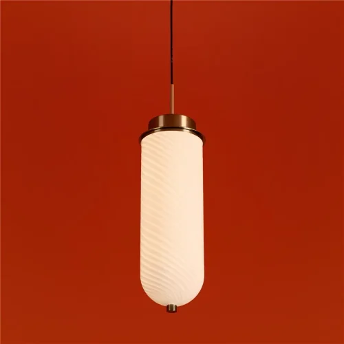 Подвесной светильник Ириде / Iride (Черный и Латунь) FR5627PL-L15BBS - фото 10