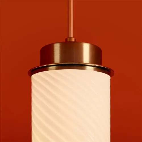 Подвесной светильник Ириде / Iride (Черный и Латунь) FR5627PL-L15BBS - фото 12