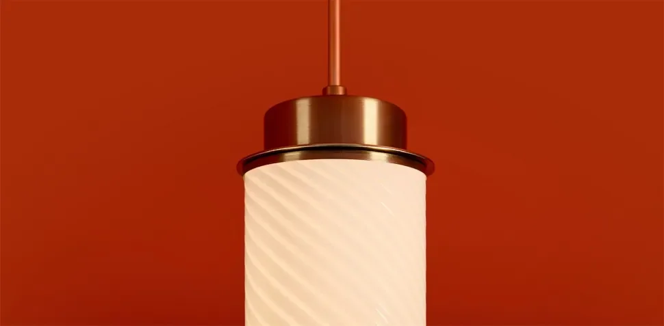 Подвесной светильник Ириде / Iride (Черный и Латунь) FR5627PL-L15BBS - фото 17