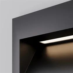 Подсветка для лестниц Футо / Futo 3000K 3Вт IP 65 (Черный) O512SL-L3B3K