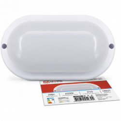 Светильник светодиодный герметичный СПП 2065-ОВАЛ 20Вт 6500К 1800Лм IP65 195х94мм IN HOME