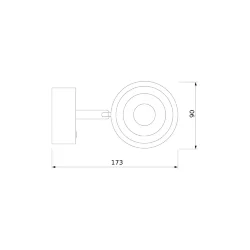 Настенный светильник Oriol LED белый MRL LED 1018 (047878)