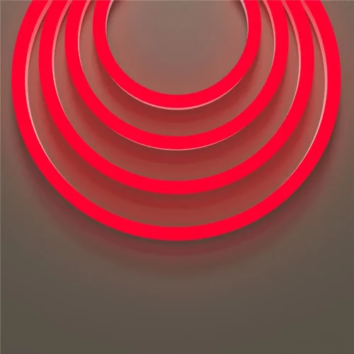 Гибкий неон 25x13 220В 8Вт/м Red IP65 50м (Белый) - фото 4