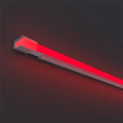 Гибкий неон 25х13 220В 8Вт/м Красный IP65 50м (Белый) 201233