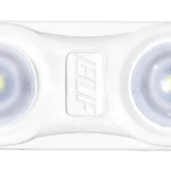 Модуль светодиодный ELF 2SMD диод 2835, с линзой, 160гр.,12В, IP 65, STD, красный